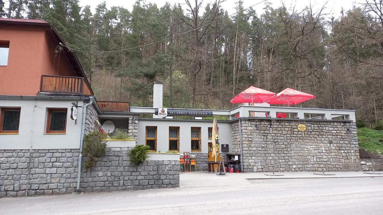 Lesni Restaurace Harrachovka Otel Tábor Dış mekan fotoğraf